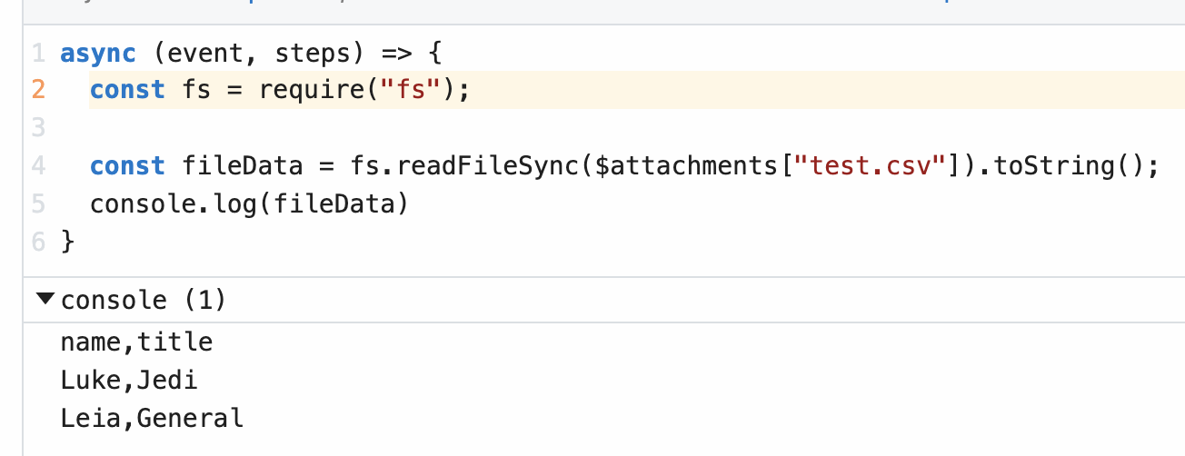 File attachment data